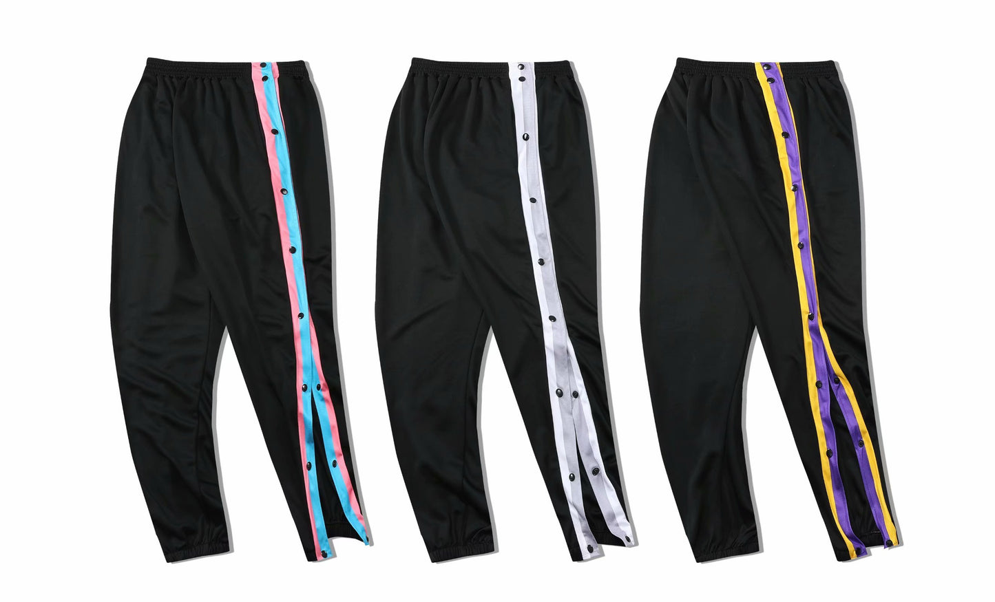 Full-open Quick-drying Running Fitness Training Appearance Buttoned Pants