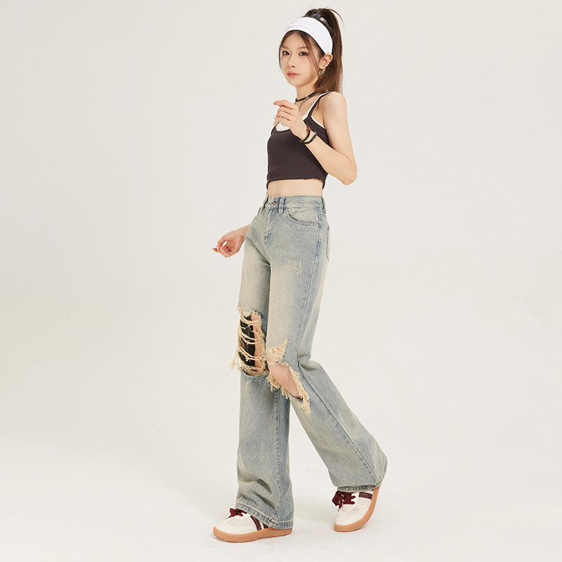 Fashion Personality Retro Jeans For Women